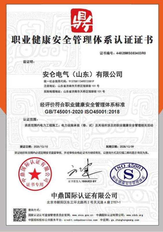 安仑电气（山东）有限公司